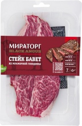 Стейк Бавет из мраморной говядины охлаждённый