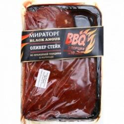 Стейк Оливер из мраморной говядины в маринаде