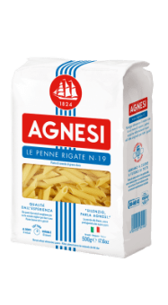 Макароны Agnesi "Penne Rigate N. 19", высший сорт