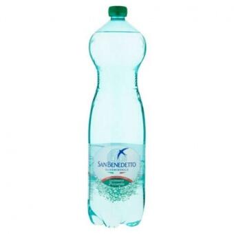 Вода минеральная слабогазированная San Benedetto 1,5 л.