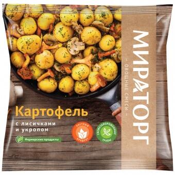Картофель с лисичками и укропом Мираторг