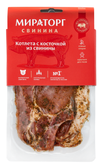 Котлета с косточкой из свинины Мираторг