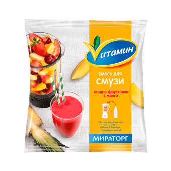 Смесь для смузи "ягодно-фруктовая с манго" Мираторг