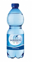 Вода минеральная газированная San Benedetto 0,5 л.